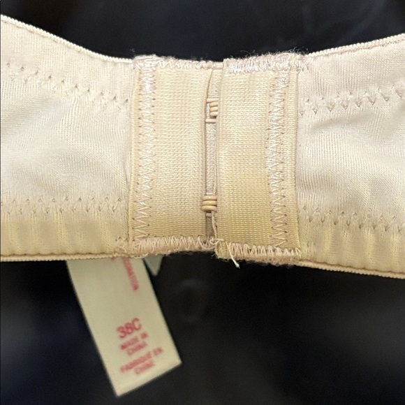 Xhilaration Beige Bra with Pink Detail, 38C - Picture 5 of 7
